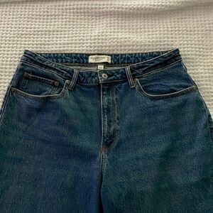 NWOT Abercrombie & Fitch Curve Love 90s Relaxed High Rise Jeans